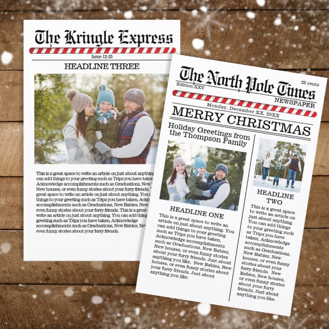 Frohe Weihnachten Multi-Foto Spaß Nordpol Haushalt (Von Creator hochgeladen)