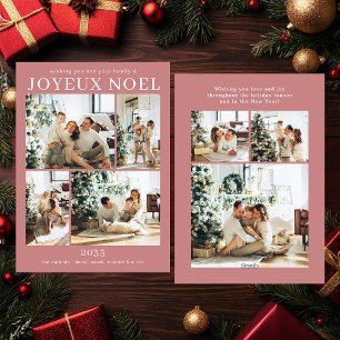 Frohe Weihnachten Multi-Foto-Urlaubskarte