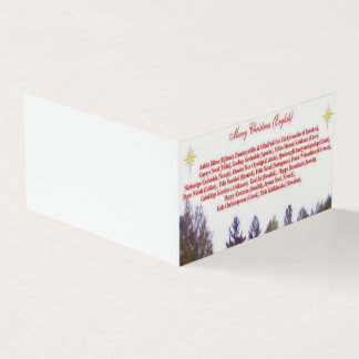 Frohe Weihnachten Multi Language Folded Card