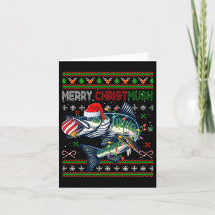 Frohe Weihnachten Musky Santa Musky Xmas Kostüme F Karte