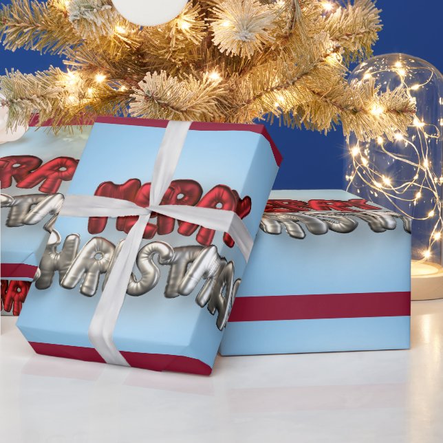 Frohe Weihnachten Mylar Balloons Lettern Geschenkpapier (Feiertage)