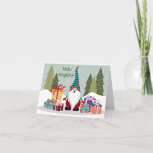 **FROHE WEIHNACHTEN** "NACHBAR" KARTE