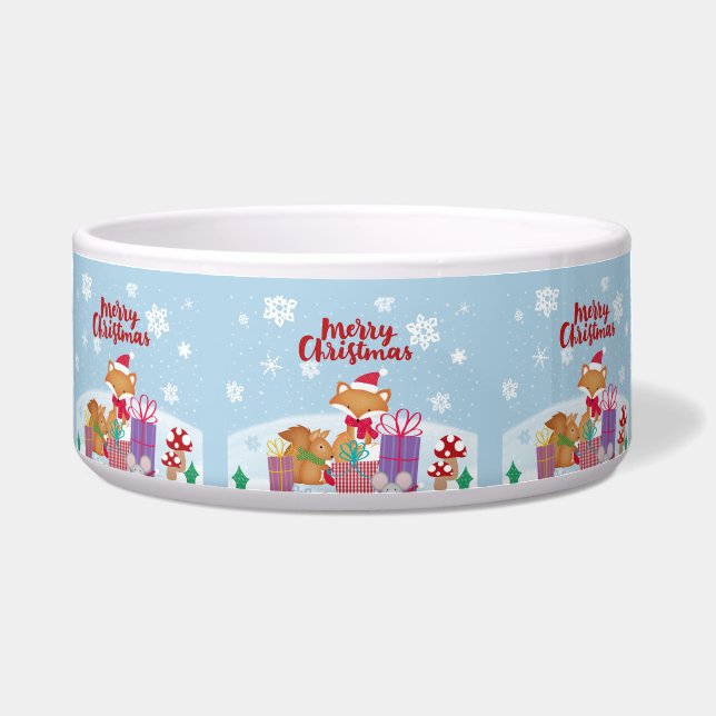 Frohe Weihnachten Napf (Vorderseite)