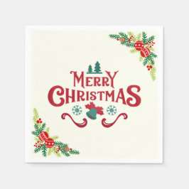 Frohe Weihnachten Napkin Serviette