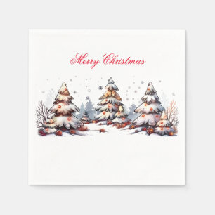 Frohe Weihnachten Napkins Serviette