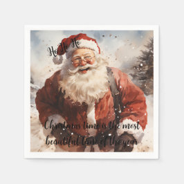 Frohe Weihnachten Napkins Serviette