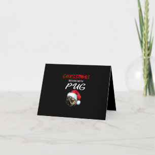 Frohe Weihnachten Naughty Nice Programmer Dankeskarte