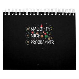 Frohe Weihnachten Naughty Nice Programmer Kalender
