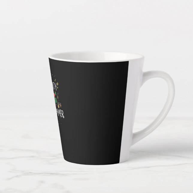 Frohe Weihnachten | Naughty Nice Programmer Milchtasse (Rechts)
