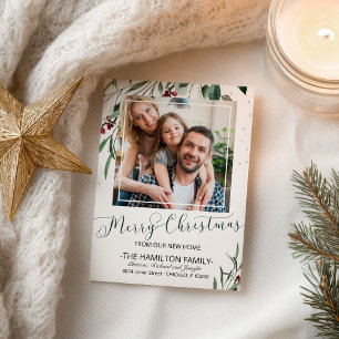 Frohe Weihnachten Neue Heimat Umzugsankündigung Fo