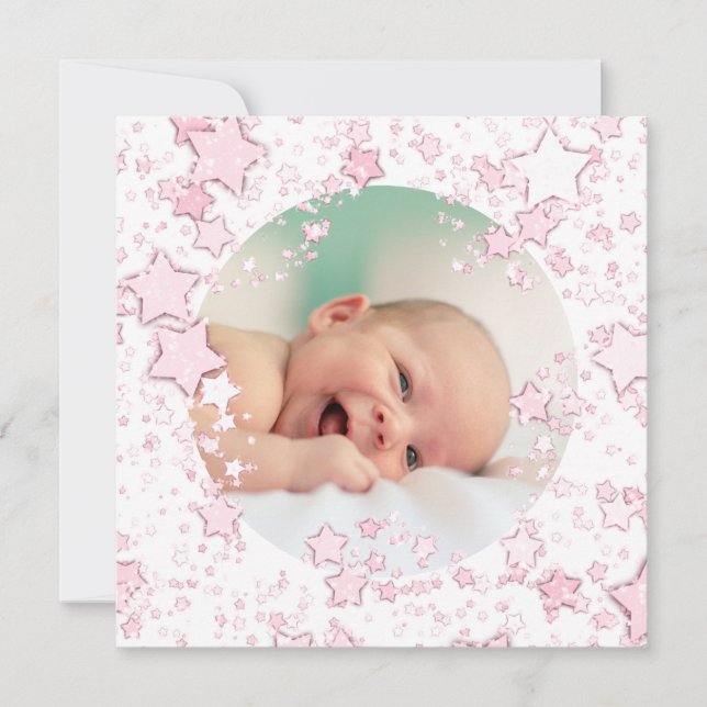 Frohe Weihnachten neues Baby Mädchen (Vorderseite)