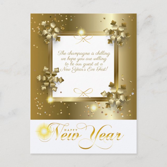 Frohe Weihnachten & Neues Jahr! 2026 Gold Luxury (Vorderseite)