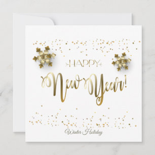 Frohe Weihnachten & Neues Jahr! 2026 Gold Luxury