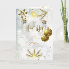 Frohe Weihnachten & Neues Jahr! 20XX Gold Luxus