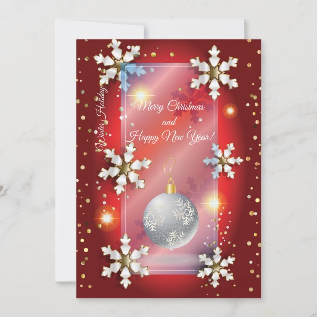 Frohe Weihnachten & Neues Jahr! 20XX Silver Luxury (Vorderseite)