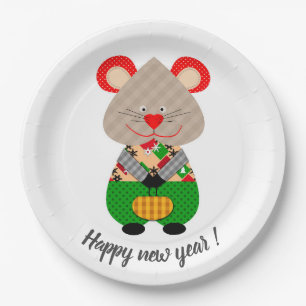 Frohe Weihnachten, neues Jahr, Weihnachten, Fröhli Pappteller