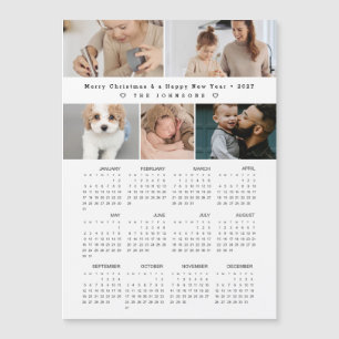 Frohe Weihnachten Neujahr 2027 Kalender Fotos Magnetkarte