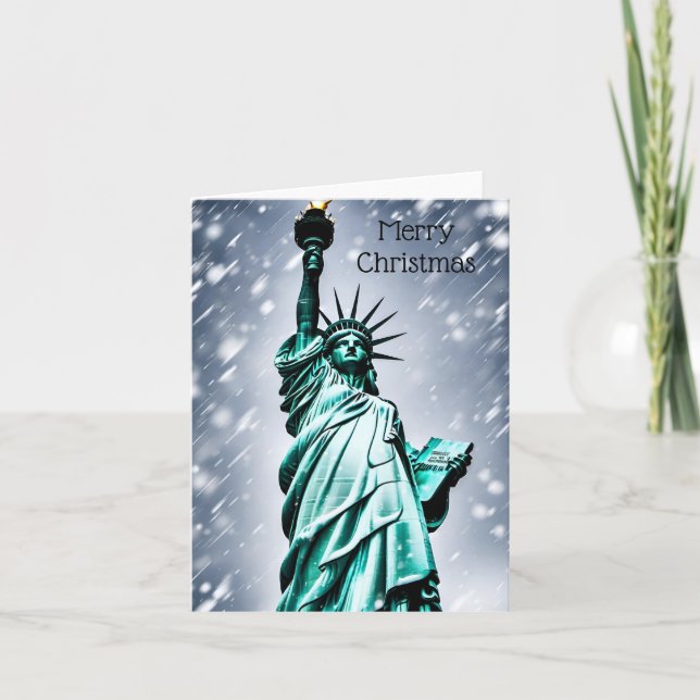 Frohe Weihnachten - New York (Vorderseite)