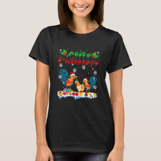 Frohe Weihnachten Niedlich Chicken Bauer ASL Sign T-Shirt