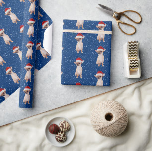 Frohe Weihnachten Niedlich Chihuahua Santa Geschenkpapier