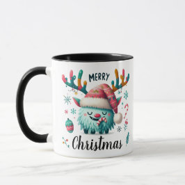 Frohe Weihnachten Niedlich Fluffy Tasse