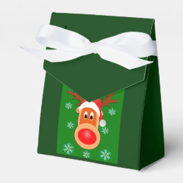 Frohe Weihnachten Niedlich Hirschzelt Gefälligkeit Geschenkschachtel