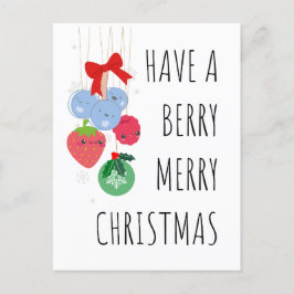 Frohe Weihnachten - Niedliche Berries
