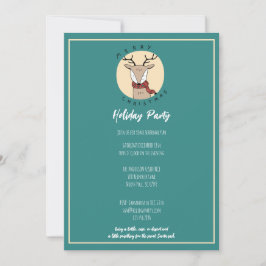 Frohe Weihnachten Niedliche Reindeer Holiday Party