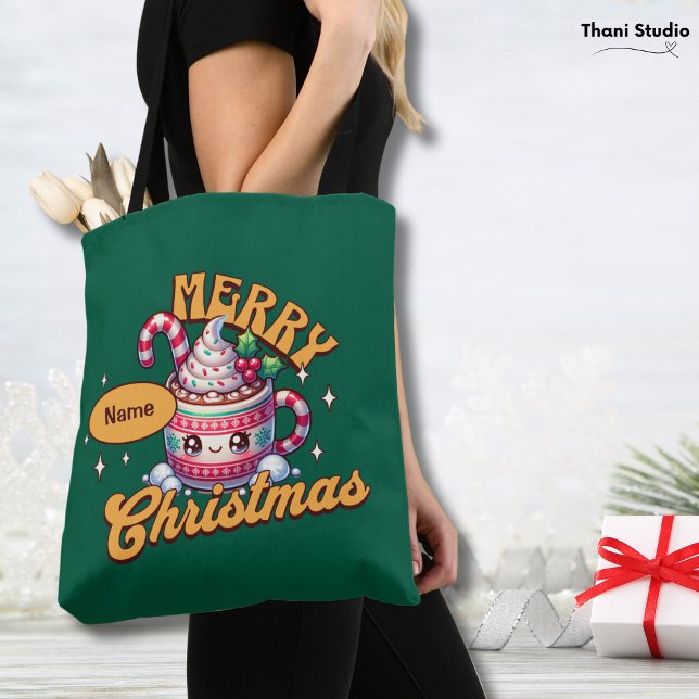Frohe Weihnachten Niedliche Schokolade Tasse Tasche (Von Creator hochgeladen)