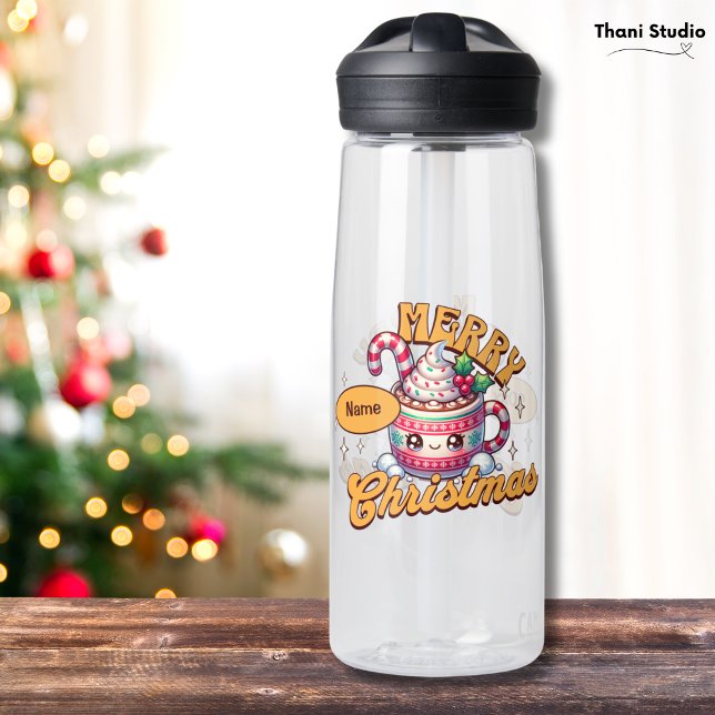 Frohe Weihnachten Niedliche Schokolade Tasse Trinkflasche (Von Creator hochgeladen)