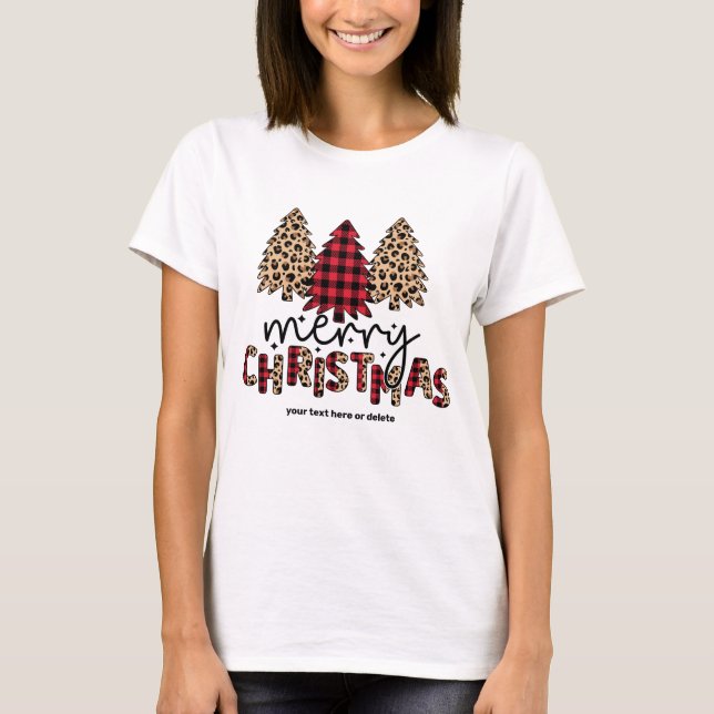 Frohe Weihnachten, niedliche Sitte T-Shirt (Vorderseite)