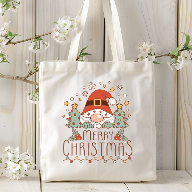 Frohe Weihnachten Niedliche Whimsical Weihnachten Tragetasche (Von Creator hochgeladen)