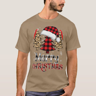 Frohe Weihnachten Niedlichen Weihnachten Kariert W T-Shirt