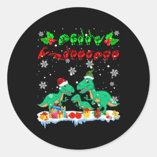 Frohe Weihnachten Niedlichen Weihnachten Weihnacht Runder Aufkleber