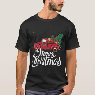 Frohe Weihnachten niedlichen Weihnachtsbaum Truck T-Shirt