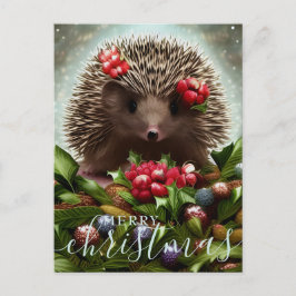 Frohe Weihnachten Niedlicher Igel