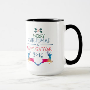 Frohe Weihnachten Niedliches Hirsch und individuel Tasse