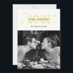 Frohe Weihnachten. Niedliches modernes Gelbschnee- Feiertagskarte<br><div class="desc">Niedliche moderne gelbe Karte "Frohe Weihnachten" mit Schnee. Bitte kontaktieren Sie mich,  wenn Sie weitere Informationen benötigen.</div>