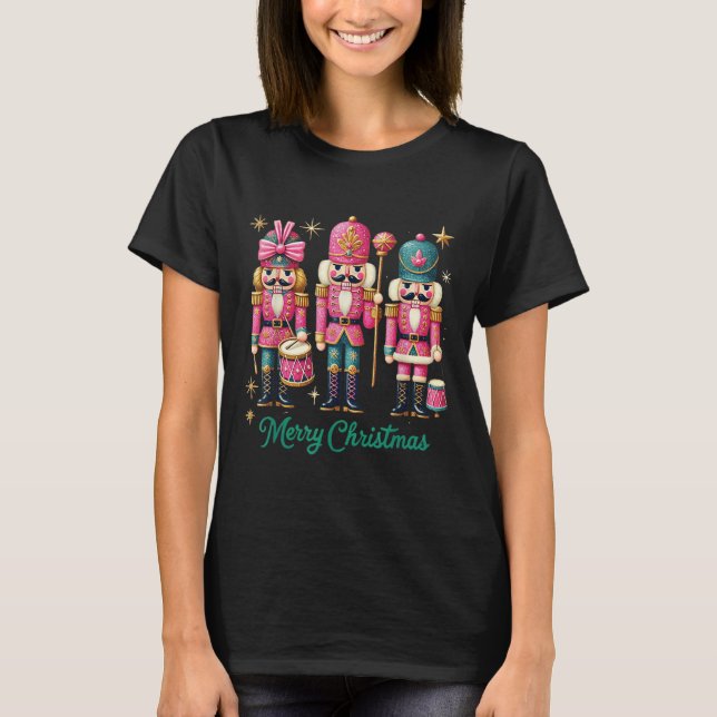 Frohe Weihnachten Nk Nussknacker Fantasy  T-Shirt (Vorderseite)