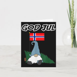 Frohe Weihnachten Norwegischer Gnom Frohe Weihnach Karte