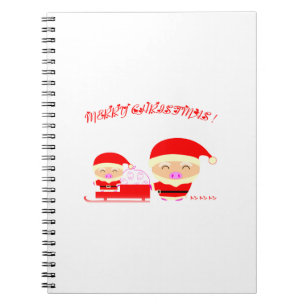 Frohe Weihnachten Notizblock