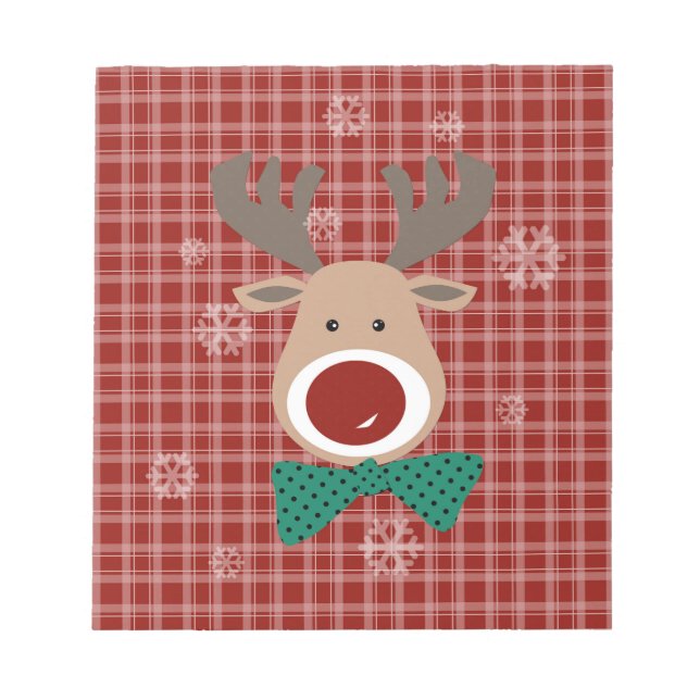 Frohe Weihnachten! Notizblock (Vorderseite)