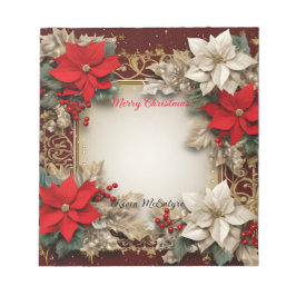 Frohe Weihnachten Notizblock