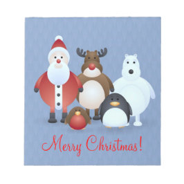 Frohe Weihnachten Notizblock