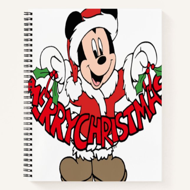 Frohe Weihnachten Notizbuch (Vorderseite)