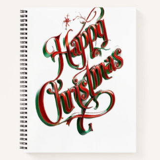 Frohe Weihnachten Notizbuch