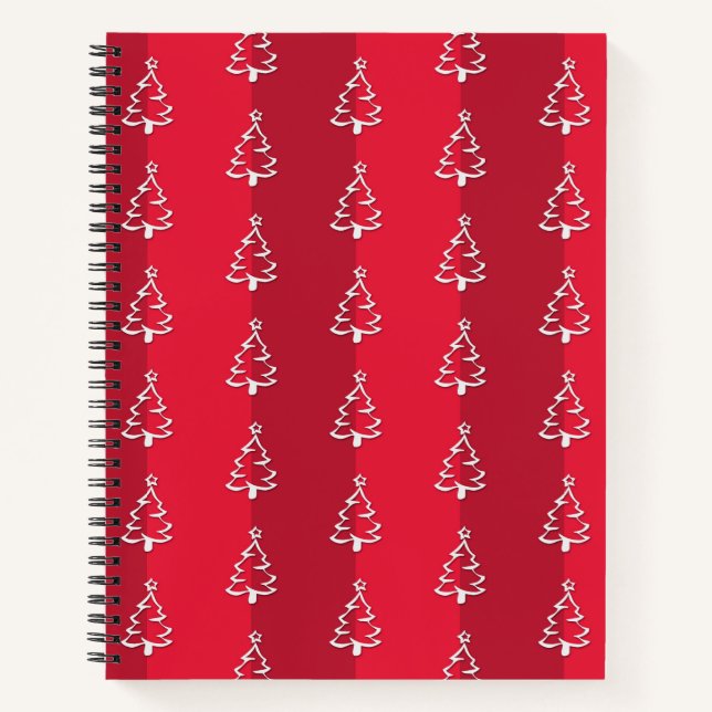 Frohe Weihnachten Notizbuch (Vorderseite)
