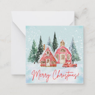 Frohe Weihnachten Notizkarte Mitteilungskarte