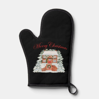 Frohe Weihnachten Ofenhandschuh