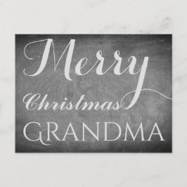 Frohe Weihnachten Oma Chalkboard Typografie